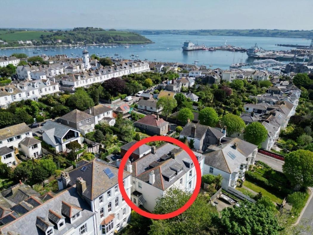 Pendennis - Bright Victorian Flat, Sea Views & Close To Beach Falmouth Buitenkant foto